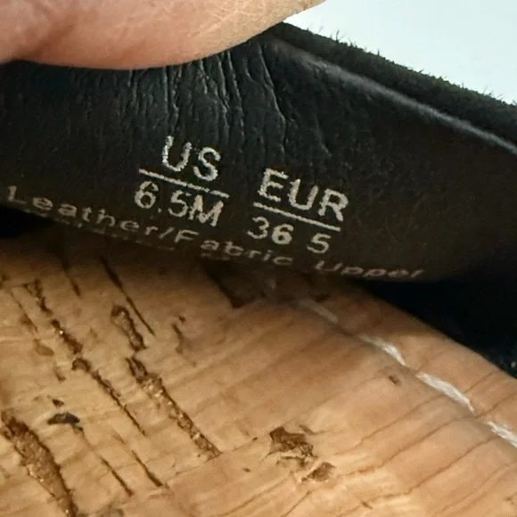 Sam Edelman Black Espadrille Sandals Size 6.5 - Picture 5 of 5